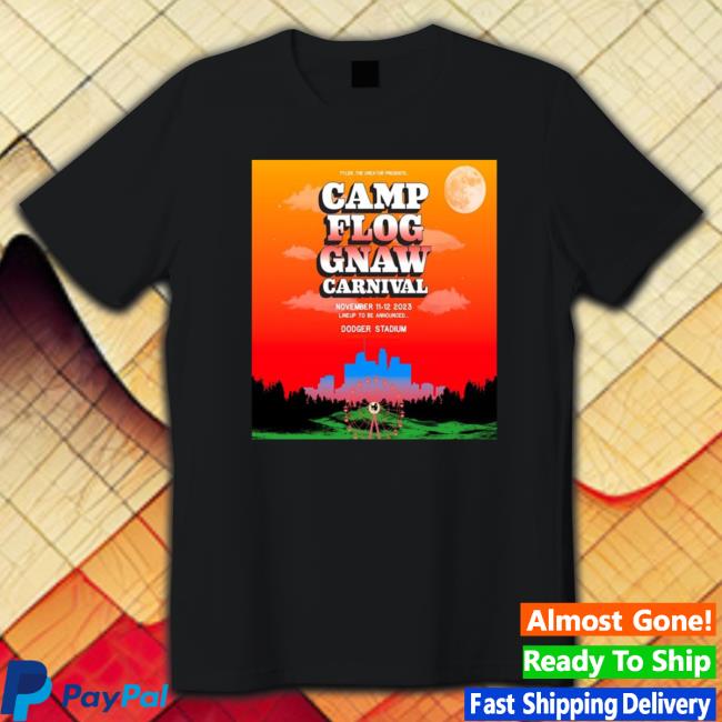 Tyler The Creator Presents Camp Flog Gnaw Carnival At Dodger Stadium Vintage Hoodie