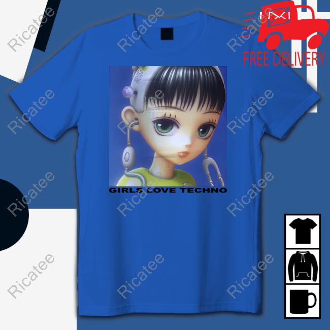 Kikillopieces Girls Love Techno Tee Shirt