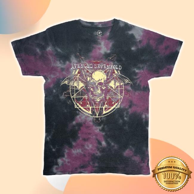 Trending Rockabilia Merch Store Avenged Sevenfold Ritual (Dip-Dye) Tie Dye Unisex Sweatshirt Rockabilia Shop