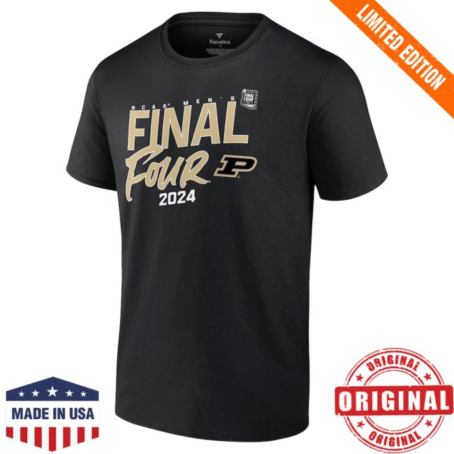 Purdue Boilermakers Fanatics Branded 2024 Ncaa Men's Basketball Tournament March Madness Final Four Elite Pursuit Tank Top