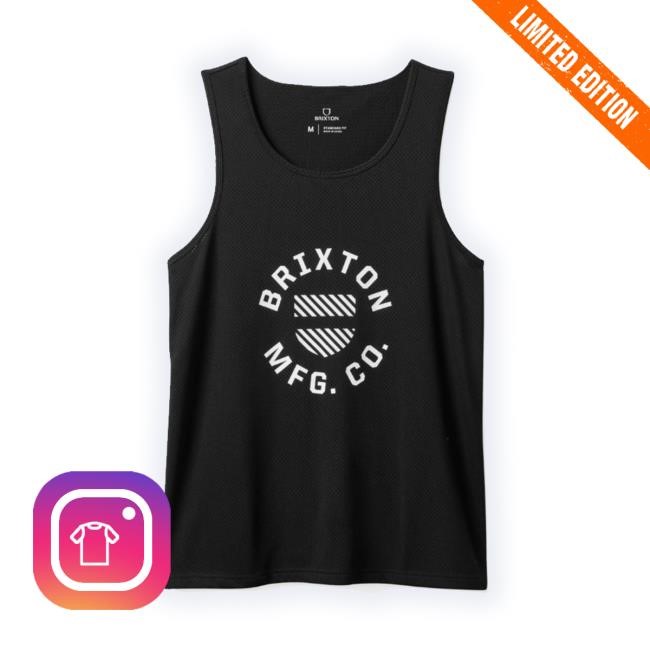 Leblancboutique Store Shield Crest Tank Tee Shirt