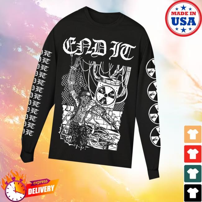 Holymountainprinting Merch End It Radioactive Long Sleeve T Shirt