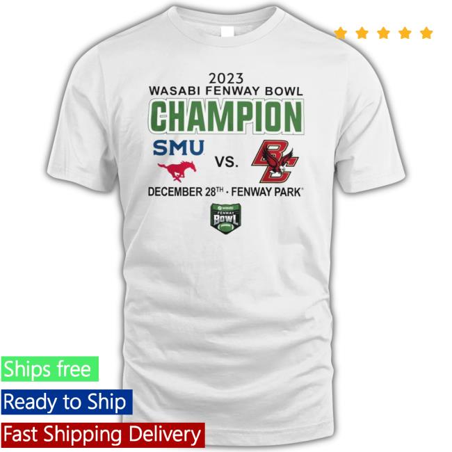 Original Wasabi Fenway Bowl Smu Mustangs Vs Boston College Eagles Fenway Park December 28 Hoodie Sweatshirt