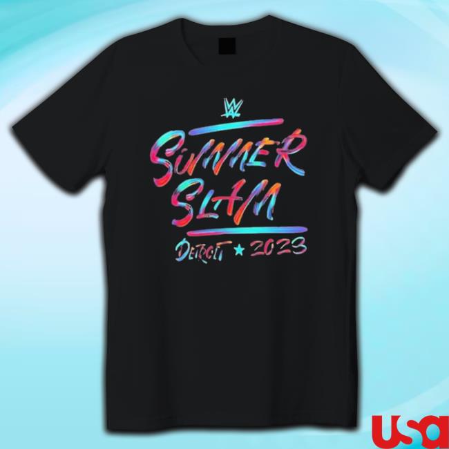 Official Summerslam 2023 Neon Paint Sweatshirt