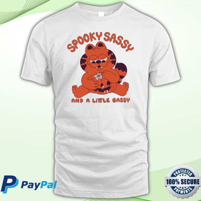 Trending Garfield Spooky Sassy And A Little Gassy Classic Shirt