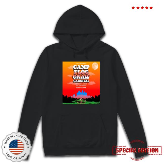 Tyler The Creator Presents Camp Flog Gnaw Carnival At Dodger Stadium Vintage T-Shirt Tyler The Creator Presents Camp Flog Gnaw Carnival At Dodger Stadium Vintage T-Shirt