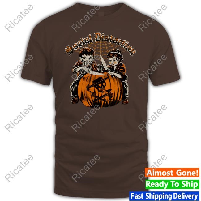 Social Distortion Carving Shirt Social Distortion Merch Store Carving Black Shirt