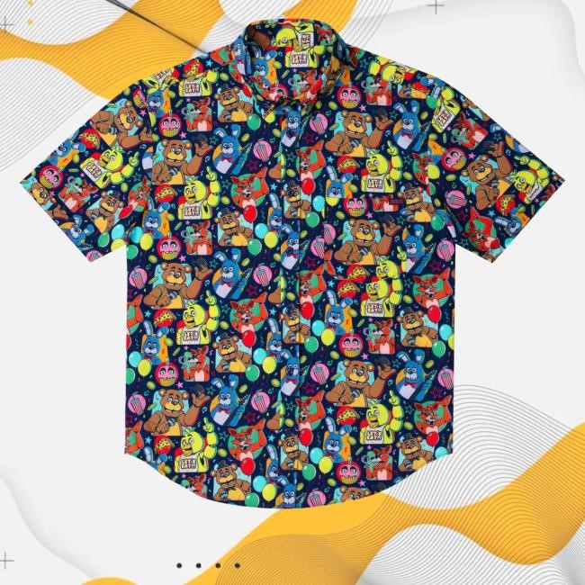 Nights At Freddy's Fantasy And Fun Hawaiian Shirt Rsvlts Merch Store