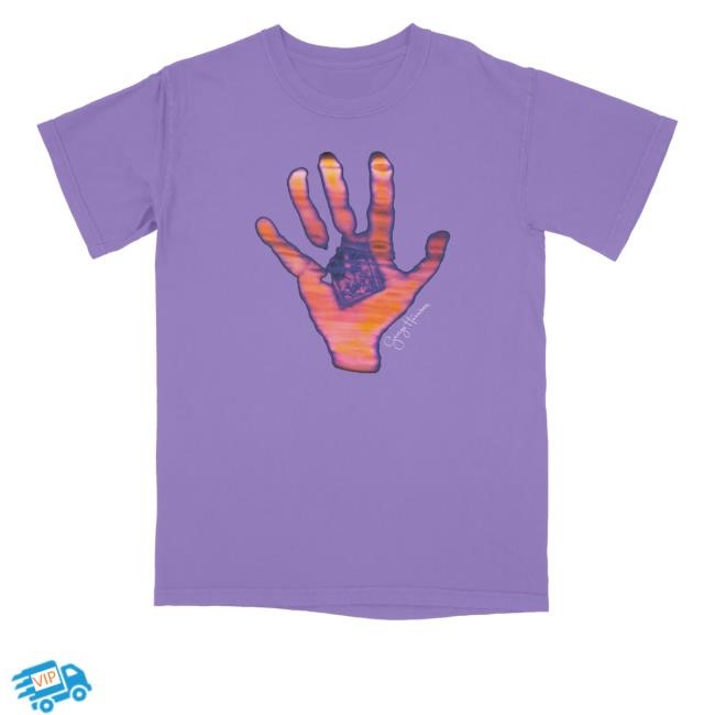 George Harrison Merch Store Living In The Material World Violet Hand Tank Top