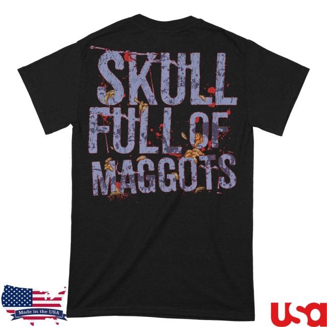 Official Skull Full Of Maggots Long Sleeve Shirt Official Cannibal Corpse Merch Shop Store Skull Full Of Maggots Tank Top