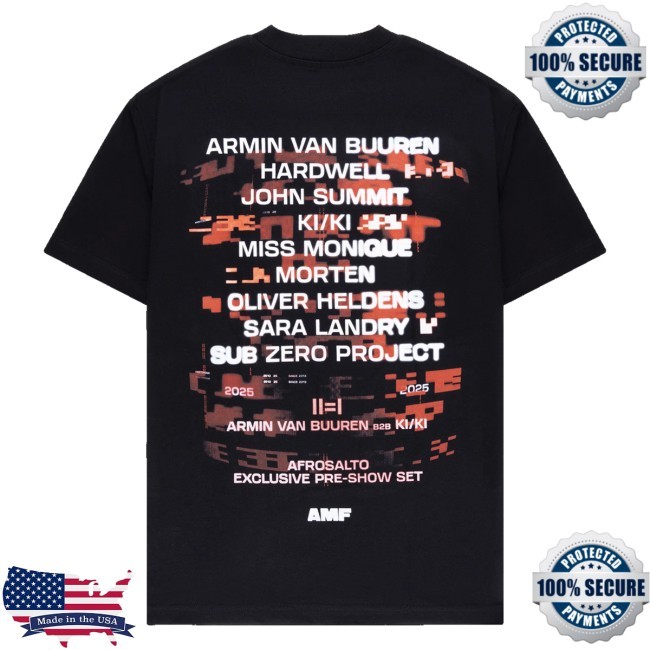 Amf Line-Up 2025 Funny Shirt Amf Merch Store