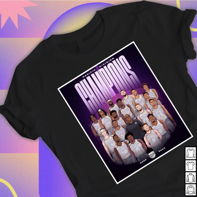 Sacramento Kings Pacific Division Champions 2022 2023 Shirt