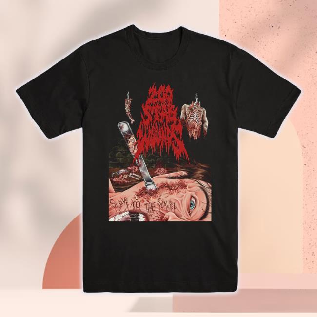 Original Evilgreed Merch Store 200 Stab Wounds "Slave To The Scalpel" Shirts Evilgreed Shop
