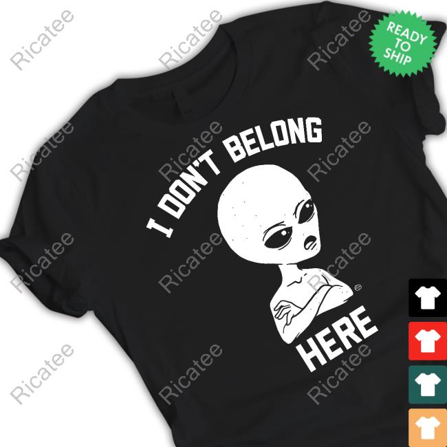 Official I Don't Belong Here Hoodie Rey Mysterio Wearing