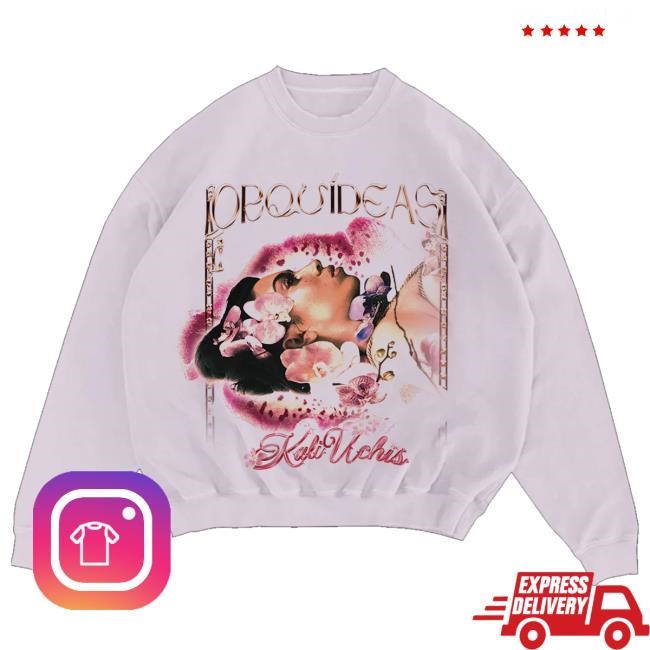 Kali Uchis Official Store Pink Orquídeas Hoodie