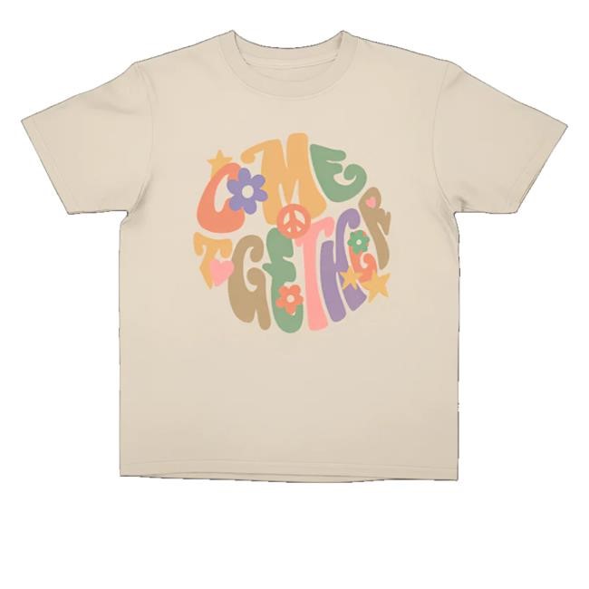 The Beatles Come Together Beige Hoodie The Beatles Merch Shop Store Come Together Beige Tee
