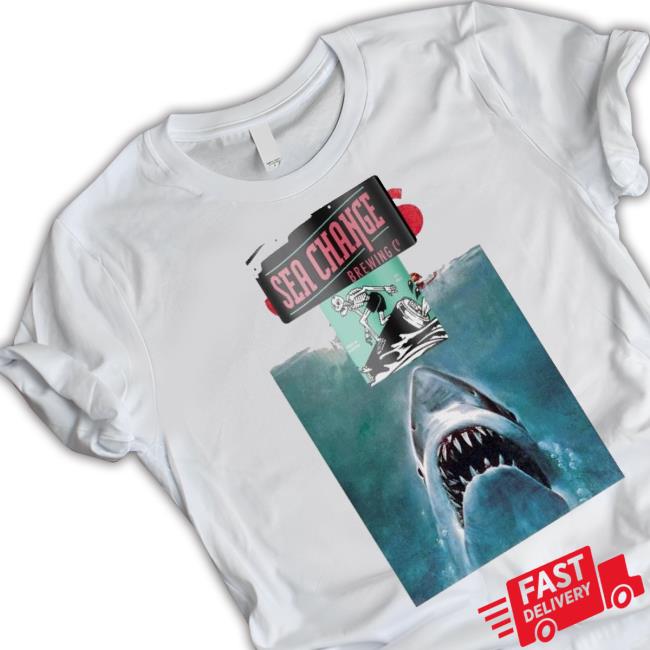 Skeleton Shark Sea Change Brewing Shirt