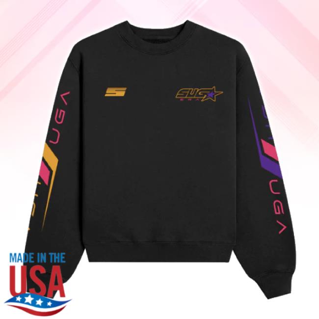 Official The Suga Merch Store S1 Black Hoodie Sweatshirt Sugashop