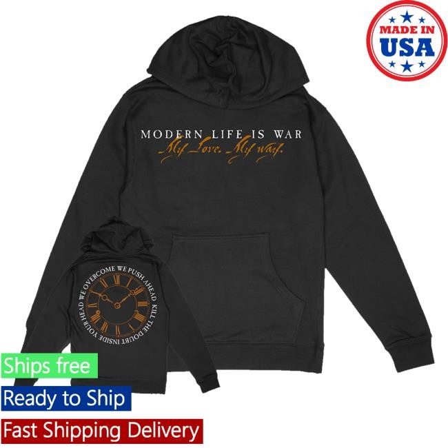 Deathwish Store Merch Shop Official Modern Life Is War First And Ellen Long Sleeve Shirt