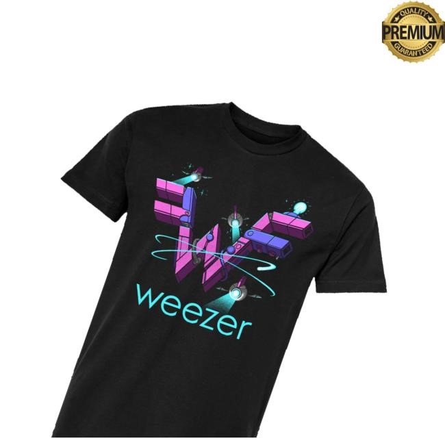 Weezer Web Merch Shop Store Robotic Logo Long Sleeve Shirt