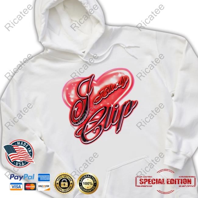 Imnotclip I Love Bloody Clip Airbrush Tee