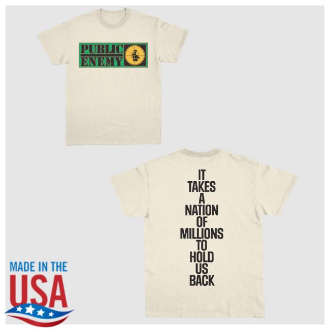 Trending Public Enemy Nation Stack Text Long Sleeve Tee Publicenemy Shop