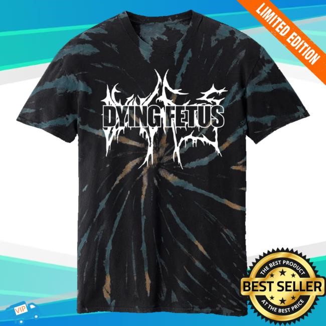 Dying Fetus Official Merch Dying Fetus Dual Logo Galaxy Tie Dye New Shirt Dying Fetus Official Merch Dying Fetus Dual Logo Galaxy Tie Dye Tee Shirt