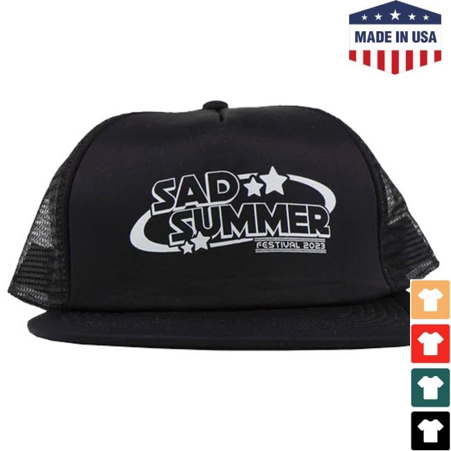 Just Merch Sad Summer Trucker hats