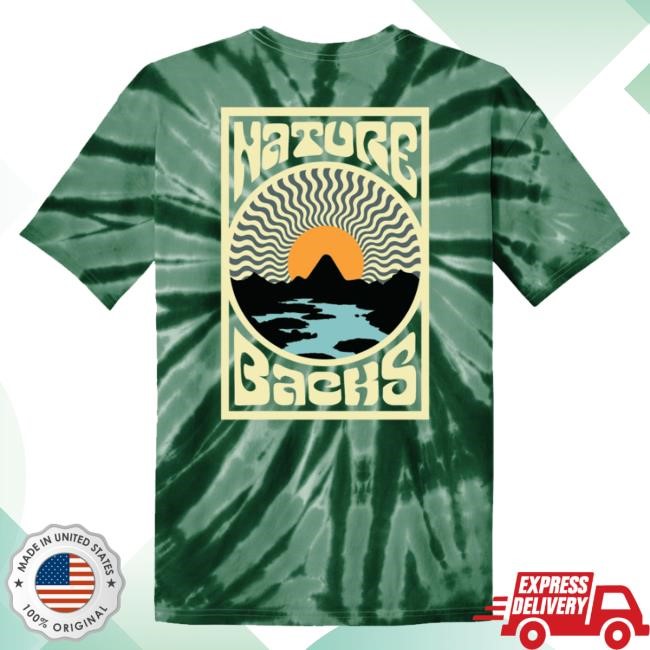 Official Nature Backs Merch Store Shop Sublime Forest Green Tie Dye Shirt