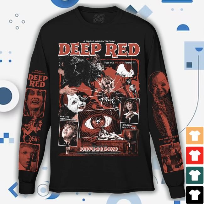 Cavity Colors Merch Profondo Rosso Hoodie Sweatshirt