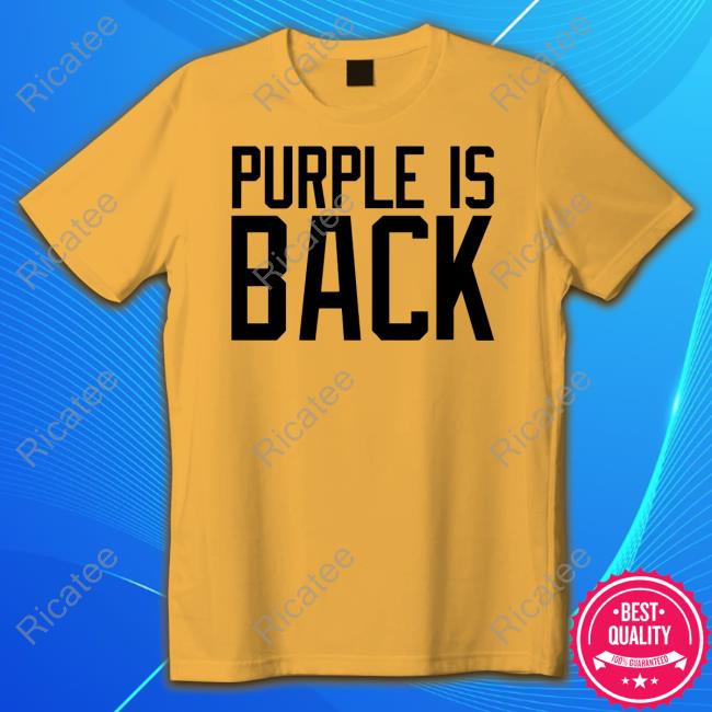 Official Purple Is Back Sweatshirt