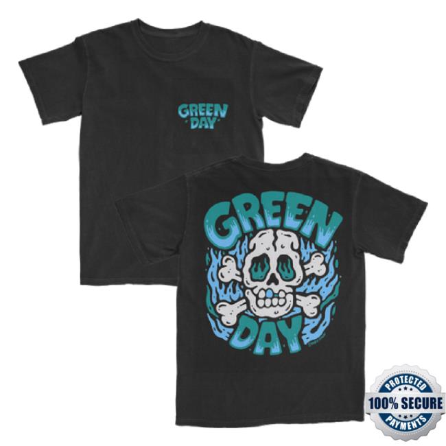 Original Green Day Store Merch Blue Skull Sweaters Greenday Shop Original Green Day Store Merch Blue Skull Sweaters Greenday Shop