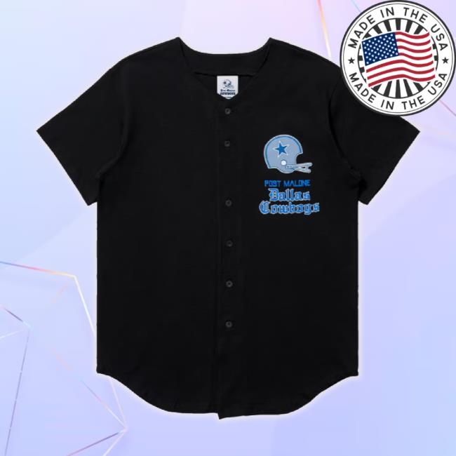 Original Thentwrk Merch Store Post Malone + Dallas Cowboys Doomsday Defense Baseball Jersey Tee Thentwrkshop