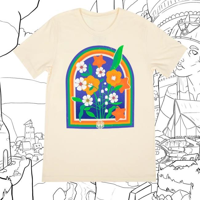 Critrole Merch Store Hope Blooms Long Sleeve Shirt Critrole Hope Blooms T-Shirt, Hoodie, Tank Top, Sweater And Long Sleeve T-Shirt Critrole Merch Store