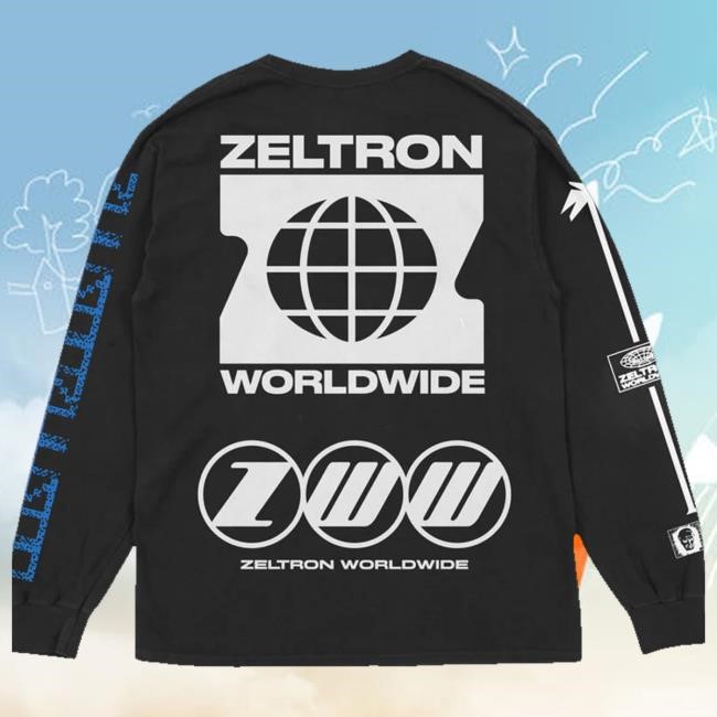 Loma Vista Recordings Merch Total Defense Zeltron Worldwide Longsleeve Tee Shirt