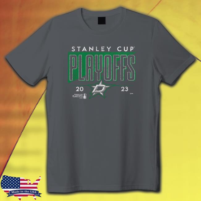 Dallas Stars Fanatics Branded 2023 Stanley Cup Playoffs Crease Shirt