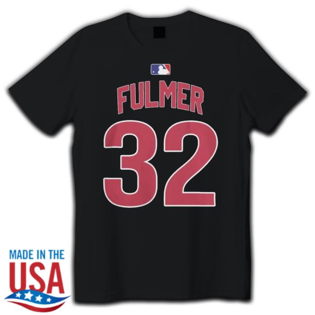 #32 Michael Fulmer Chicago Cubs Mens Replica Alt Logo Shirt