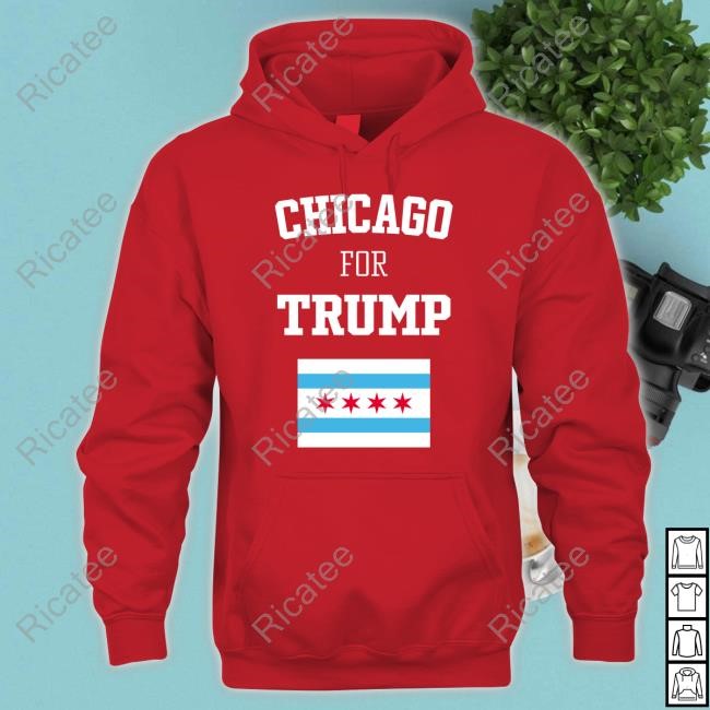 The Lioness Chicago For Trump Flag Long Sleeve