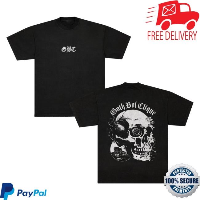 Gothboiclique Merch Gbc Rose Skull Sweater