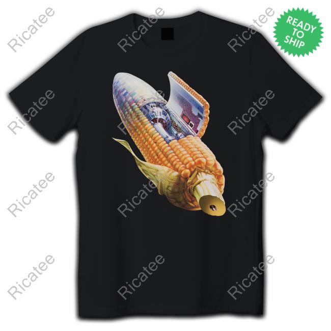70S Sci-Fi Art Corn Grass Tee Shirt
