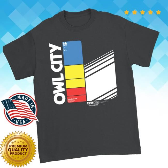 Official Owl City Music Merch Owl City Vhs T-Shirt