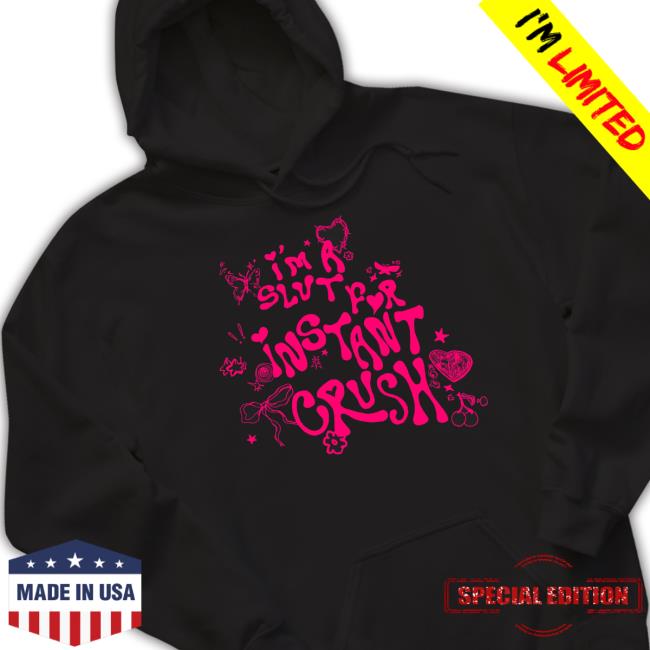 Nstant Crush Slut For Instant Crush Long Sleeve T Shirt