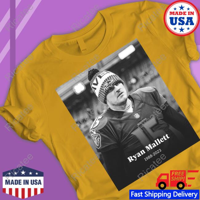ESPN RIP Ryan Mallett 1988-2023 Tee Shirts RIP Ryan Mallett 1988-2023 Tee Shirt