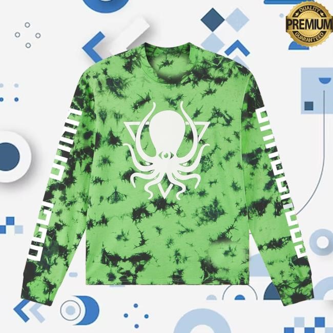 Deep Dark And Dangerous Merch Green Apple Tie Dye Shirt