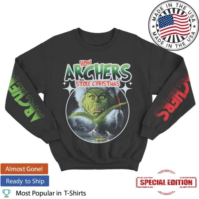 Trending Down Right Merch Archer's - How Archer's Stole Christmas t-shirt, hoodie, tank top, sweater and long sleeve t-shirt
