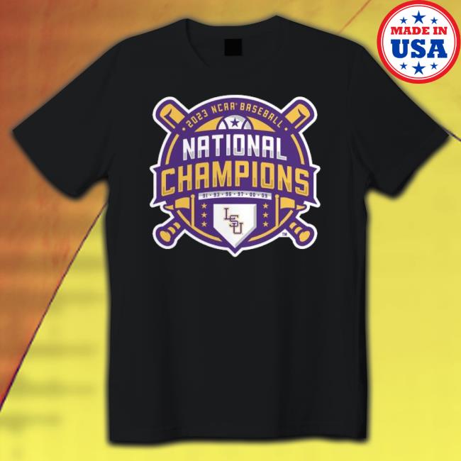 Top Lsu Tigers 2023 Ncaa Men’S Baseball College World Series Champions Official Logo shirt