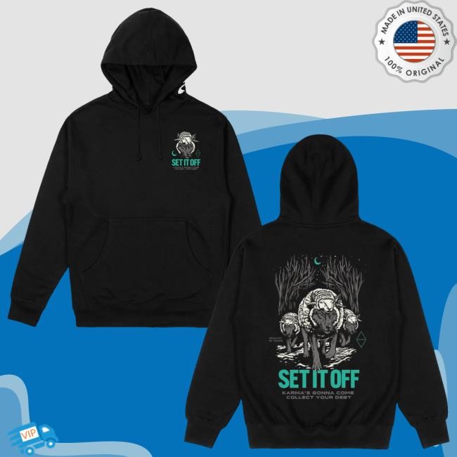 Set It Off Band Store Duality 10 Year Anniversary Wolves Shirt