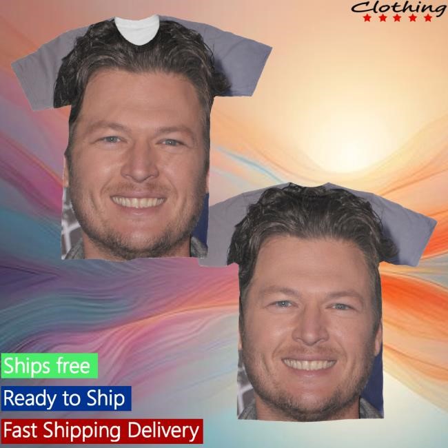 Official Subliworks Merch Blake Shelton Big Face T-Shirt, Hoodie, Tank Top, Sweater And Long Sleeve T-Shirt