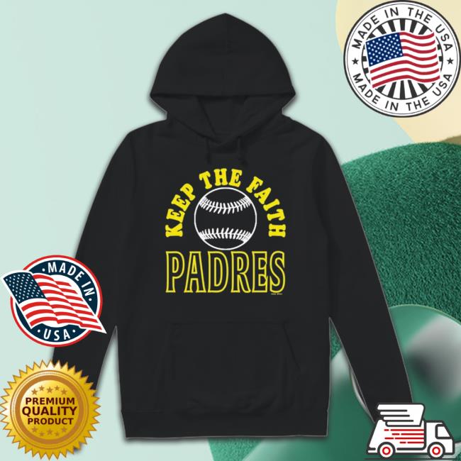 Men’S Homage Brown San Diego Padres Hyper Local Tri-Blend shirt
