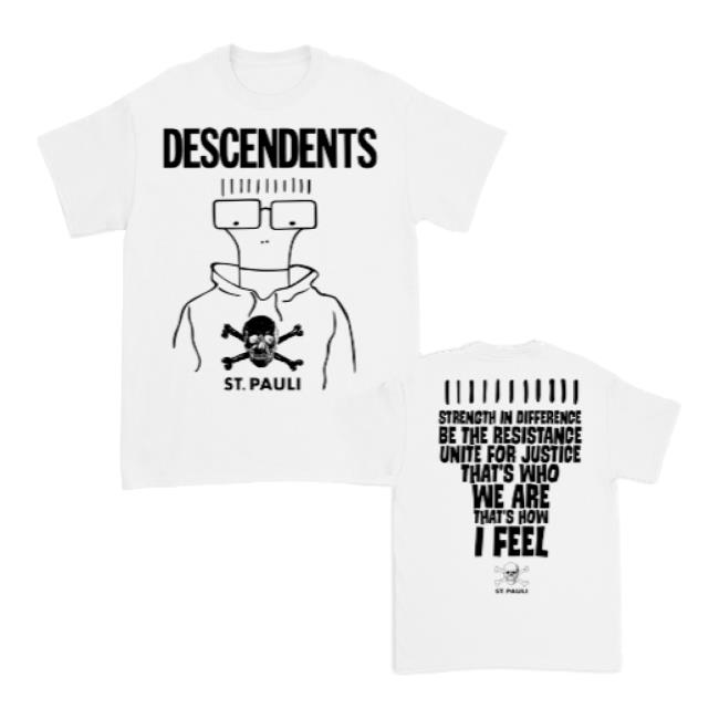 Trending Descendents Merch Store Fcsp X Descendents Collab T-Shirt (White) Descendents Shop